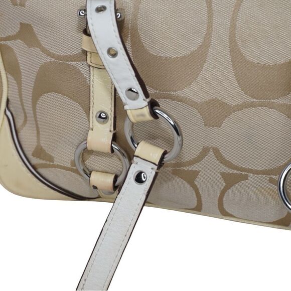 Coach Signature Gallery Tote in Cream / Tan, F17087 - Picture 13 of 15